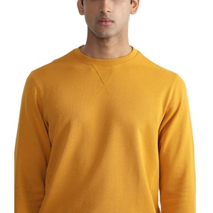 Factory-Made Custom Logo Printed Men's Crew Neck Sweatshirt 100% Cotton Pullover Autumn O-Neck Hoodies - Product Image 6
