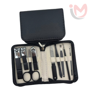 Premium Stainless Steel Cuticle Nipper Professional Ergonomic Handle Portable DIY Nail Kit Includes Scissors & Nail <b>File</b> - Product Image 5