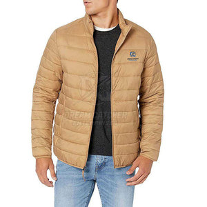 <b>Top</b> Selling High Quality Eco-Friendly <b>Bubble</b> Jacket with Stand Collar Front Logo Customization Wholesale Winter Jacket for Men - Product Image 4
