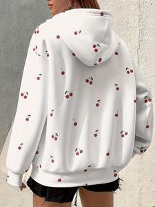 Las mejores sudaderas con capucha para mujer, de invierno, de tejido grueso, con cuello bordado, 100% algodón, ecológicas, antipilling, personalizadas - Product Image 6