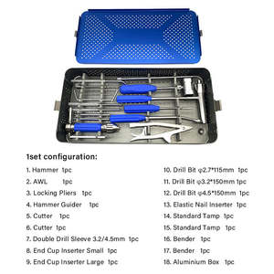 Instrumentos Ortopédicos Elásticos para Fijación de Clavículas, Juego de Instrumentos para Fijación Intramedular Elástica y Estable de Dentavex - Product Image 4