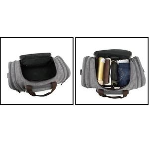 กระเป๋าเดินทางโพลีเอสเตอร์แบบหนาพิเศษ ผ้าอ๊อกซ์ฟอร์ด 1680D ขายส่ง กระเป๋าเดินทางค้างคืน/วันหยุดสุดสัปดาห์ กันน้ำ ทนทาน รับผลิตแบบ OEM - Product Image 3