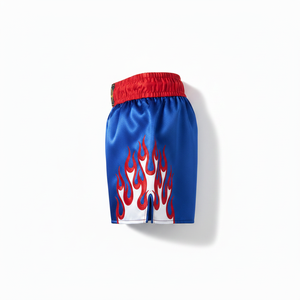 Pantalones Cortos de Boxeo Cómodos de Alta Calidad, Diseña Tu Propio Logotipo, Pantalones Cortos de Boxeo Totalmente Personalizados con Estampado - Product Image 4