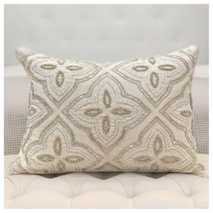 Premium Beaded Cushion Superior Quality Beaded Cushion Pillow <b>Cover</b> Perfect <b>For</b> <b>Sofa</b> Lounge Bedroom And Outdoor Home Comfort - Product Image 2