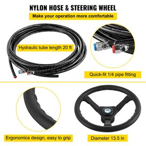 Kit di Sterzo Idraulico per Imbarcazioni 300HP - 20 Piedi - Materiale in Lega - Product Image 6