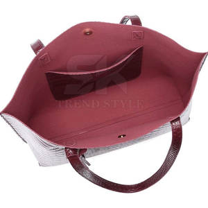 Sac à main en cuir PU gaufré façon croco pour femme, sac à main personnalisé de bonne qualité - Product Image 6