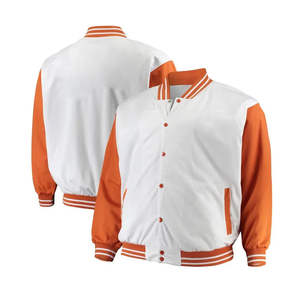 Nouvelle veste de sport unie tendance pour homme, automne-hiver 2026, style baseball, avec logo brodé en chenille, unisexe - Product Image 1