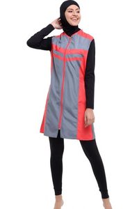 Burkini, maillot de bain musulman, tenue de bain islamique pour femmes, hijab, maillot de bain modeste, robe de plage, 100 % polyester, lavable - Product Image 6