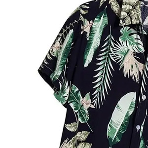 เสื้อเชิ้ตผู้ชายลายดอกไม้ ดีไซน์ทันสมัย ลายพฤกษศาสตร์ เสื้อแฟชั่นชายหาด ผลิตและขายส่งโดยตรงจากโรงงาน - Product Image 5
