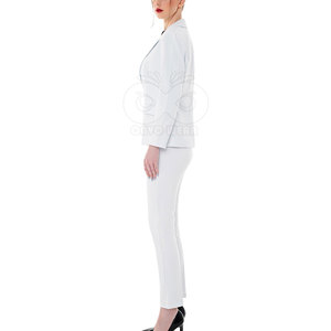 Ladies Professional Pant Suit Elegant <b>Blazer</b> Trouser <b>Set</b> Modern Business Office Clothing Manufacturer - Product Image 6