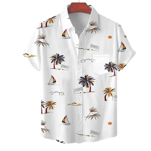 Camisas de palmera a juego para la familia Mirada de grupo de viaje de vacaciones de playa hawaiana - Product Image 1