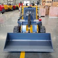 Mini-chargeuse compacte, chargeuse frontale diesel avec attache rapide pour travaux agricoles