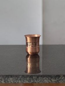 Vaisselle de table moderne de luxe en verre et cuivre de qualité supérieure unique avec poignée, durable et grande capacité - Product Image 2