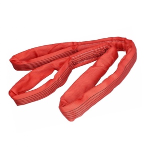 Eslinga redonda sin fin de poliéster de 5 toneladas para elevación, eslingas suaves de primera calidad, factor de seguridad 7:1, estándares DIN-EN 1492-2 - Product Image 1