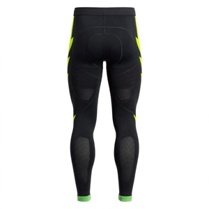 Pantalon de compression long pour homme Amkoor, noir, en spandex/nylon, séchage rapide, taille élastique, collant de sport - Product Image 2