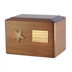 Custom Wooden Cremation Urn for Human Ashes Handcrafted Solid Wood Funeral <b>Memorial</b> <b>Box</b> Decorative <b>Keepsake</b> <b>Box</b> Wholesale Urns - Product Image 1