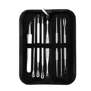 Kit Profesional para Eliminar Puntos Negros, Herramientas de Acero Inoxidable para Extraer Comedones, Juego de Extractores de Acné, Logotipo Personalizado, Venta al Por Mayor OEM - Product Image 1