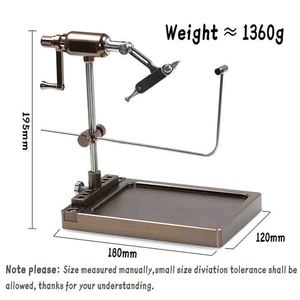 Étau de montage de mouches en acier, réglable manuellement, pour la pêche à la carpe, kit de fabrication de leurres et accessoires - Product Image 4