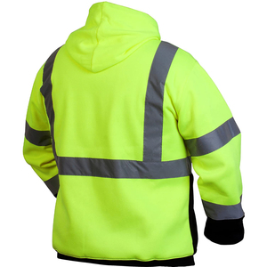เสื้อแจ็คเก็ตนิรภัยสะท้อนแสง LED กันน้ำ ป้องกันไฟฟ้าสถิตย์ สำหรับงานกลางคืน  รุ่นขายดี ปรับแต่งโลโก้ได้ เหมาะสำหรับฤดูหนาว ทำจากโพลีเอสเตอร์ - Product Image 6