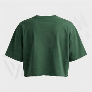 เสื้อครอปท็อปผู้หญิงน้ำหนักเบา สไตล์สตรีทแวร์ แห้งเร็ว พิมพ์ลายส่วนตัว เสื้อสีพื้น โลโก้สั่งทำ เสื้อผ้าแฟชั่นสำหรับออกกำลังกาย - Product Image 2