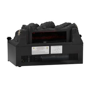 Caminetto Elettrico da 23 Pollici con Fiamma Multicolore da 1400W, Cornice Effetto Legno, Filo Riscaldante, Telecomando e Wi-Fi - Product Image 2