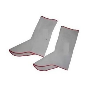 Protège-jambes en cuir de vachette pleine fleur résistant à la chaleur, équipement de soudage en cuir de vachette, spatule de soudage, protège-jambes industriel - Product Image 1