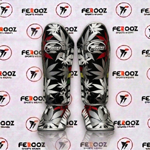 สนับแข้งน้ำหนักเบาสำหรับฝึกมวยไทย คิกบ็อกซิ่ง และออกกำลังกายในยิม - Product Image 2