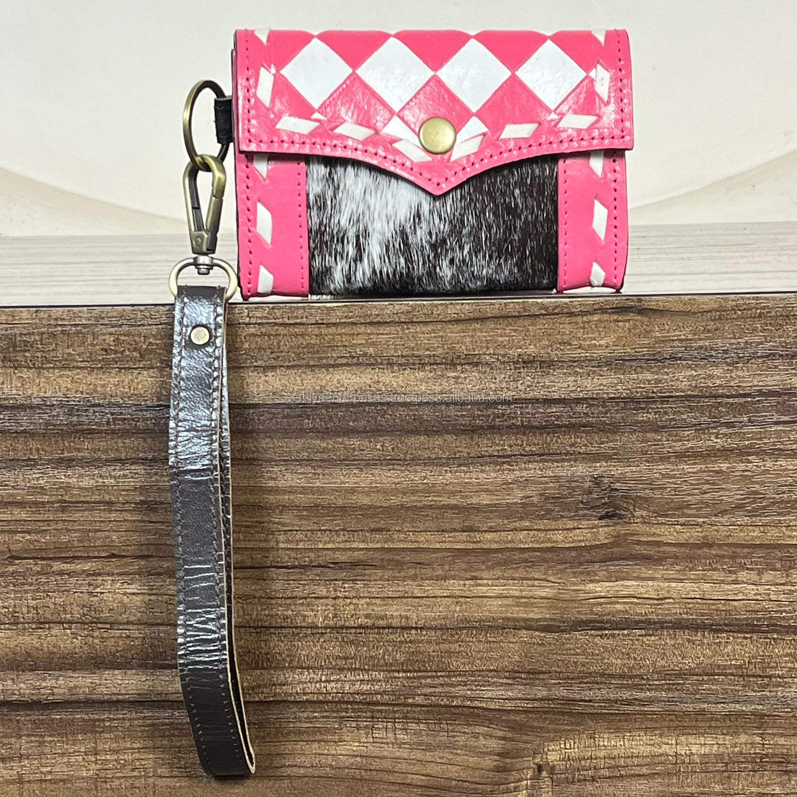 Pink & White Checkered