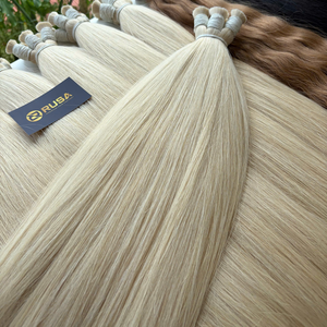 ผมต่อแบบเส้น RUSA สีบลอนด์อ่อนเบอร์ 613 ผมเวอร์จินเวียดนามแบบ Super Double Drawn - Product Image 4