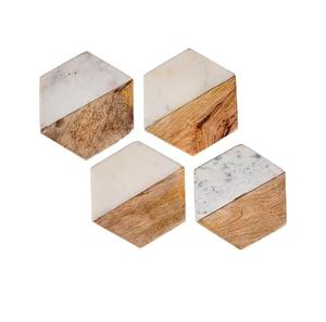 Sous-verre rond en marbre brun massif, très vendu, pour le thé, le café, les boissons, la décoration, pour la maison - Product Image 6