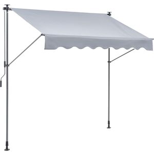 Auvent rétractable manuel d'extérieur de 78 pouces, abri solaire réglable pour porte et fenêtre, avec toile en polycarbonate - Product Image 6