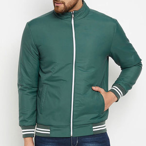 Solid Color Full Zipper Men Bomber <b>Jacket</b> Premium Quality <b>Light</b> <b>Weight</b> Winter <b>Jacket</b> For Men In Cheap Price - Product Image 1
