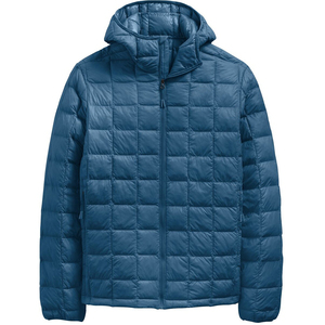 Chaquetas acolchadas ligeras para hombre con forro térmico, cierre de cremallera completa e interior cálido para uso en exteriores en invierno. - Product Image 4