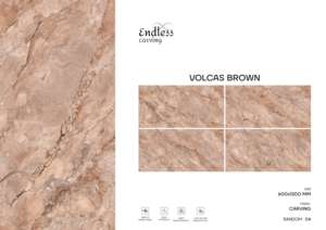 Carreaux de porcelaine sculptés de luxe, format grand luxe 600x1200, pour usage résidentiel et commercial haut de gamme. - Product Image 5