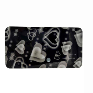 Support magnétique professionnel en acrylique pour cils, motif cœur mignon, écologique, noir, pour extensions de cils, palette organisatrice - Product Image 2