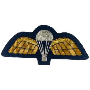 Black Gold Bullion Hand Embroidered Eco-Friendly Nonwoven Round <b>Sew</b>-<b>On</b> Felt <b>Patches</b> for Hat Beret Blazer & Peak Cap-Wholesale - Product Image 4