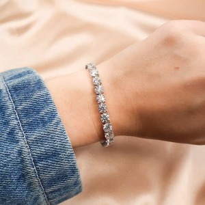 Pulsera Iced Out Drip Cuban Link con Diamantes de Moissanita, Plata 925, Estilo Hip Hop Bling, Proveedor al por Mayor - Product Image 4