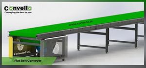 Transportador de Banda Plana de Velocidad Ajustable para Manejo Industrial de Materiales - Product Image 2