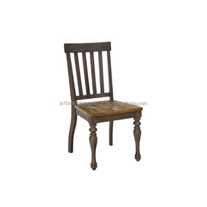 Silla de comedor de madera de Sheesham sólida rústica moderna diseño Industrial hogar Hotel muebles de cocina último comedor hogar Oficina - Product Image 1