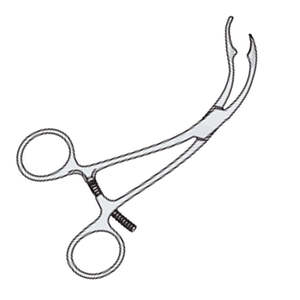 Pince de type écharpe résistante à la corrosion de haute qualité, 150 mm de long, instruments chirurgicaux orthopédiques pour procédures d'ostéotomie complexes - Product Image 3