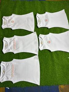 Débardeur court pour femme sans manches, broderie de perles coquillage, 100% coton côtelé, style décontracté d'été, fait main, vente en gros - Product Image 4