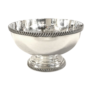 Moderno Cuenco de Metal Plateado con Base, Elegante Centro de Mesa de Acero Inoxidable para Frutas, Compota para Hogar y Bodas - Product Image 6