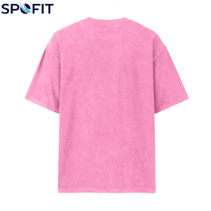 T-shirt unisexe de haute qualité, style hip-hop, coupe oversize, 100% coton, effet délavé, personnalisable, vintage, pour hommes. - Product Image 6