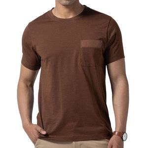 T-shirts en coton 100% sur mesure pour la vente en ligne, respirants et confortables pour hommes - Product Image 1