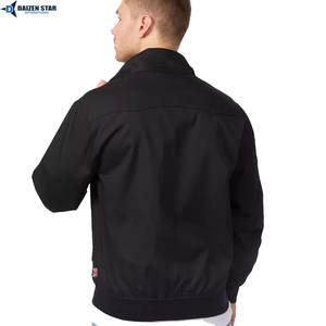 Chaqueta Bomber Unisex de Lona de Primera Calidad, Impermeable, Ecológica, Ligera, con Cuello Alto, Teñido Liso, Fabricación Profesional - Product Image 5
