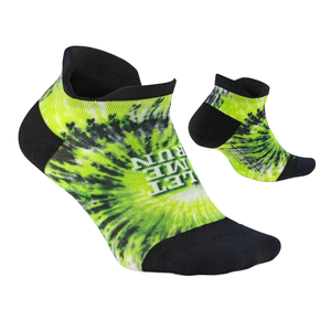 Chaussettes de sport personnalisées ODM Tie Dye Sublimation Print Low Cut Respirant Polyester Stretch Athletic Made in Vietnam Factory - Product Image 1