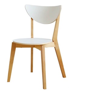 Chaise de salle à manger en bois massif au design classique et simple pour hôtel, restaurant et café - Product Image 3