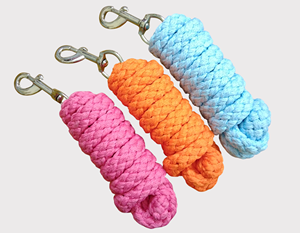 Durable Braided <b>Horse</b> <b>Lead</b> <b>Rope</b> with Heavy-Duty Snap Custom Lengths & Colors Available - Product Image 2