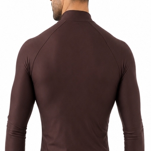 T-shirt de compression à col montant pour homme, extensible, à séchage rapide, respirant, léger, pour homme - Product Image 5