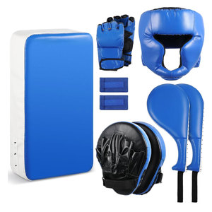 ชุดอุปกรณ์ชกมวย 10 in 1 พร้อมแผ่นรองเตะ แผ่นโฟกัสสำหรับเทควันโด ถุงมือชกมวย MMA  พร้อมอุปกรณ์ป้องกันศีรษะและสายรัดข้อมือ - Product Image 3